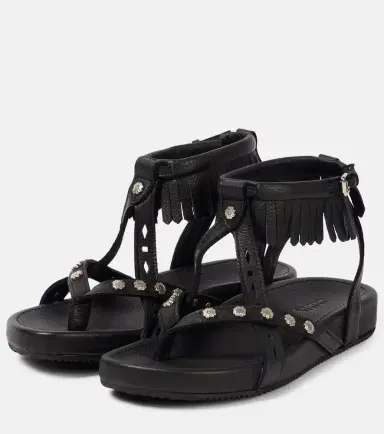 Isabel Marant Silya studded leather sandals | Thumbnail 2 Isabel Marant Silya studded leather sandals | Thumbnail 2