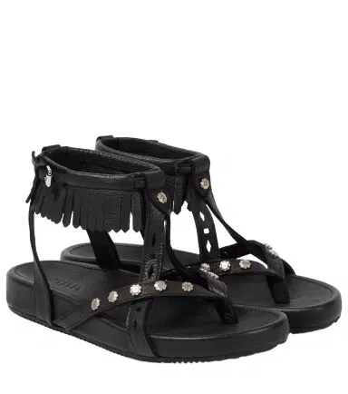 Isabel Marant Silya studded leather sandals | Thumbnail 1 Isabel Marant Silya studded leather sandals | Thumbnail 1