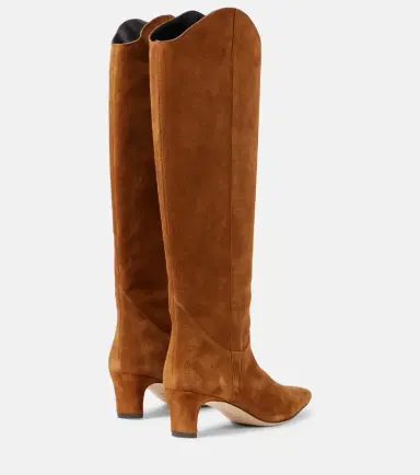 Staud Western Wally 55 suede cowboy boots | Thumbnail 3 Staud Western Wally 55 suede cowboy boots | Thumbnail 3