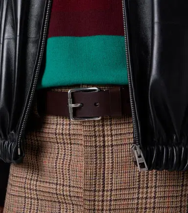 Loewe Roller Curve leather belt | Thumbnail 3 Loewe Roller Curve leather belt | Thumbnail 3