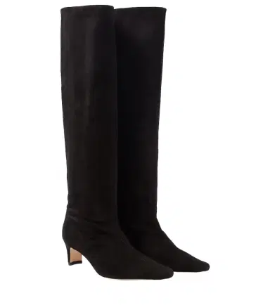 Staud Wally suede knee-high boots | Thumbnail 1 Staud Wally suede knee-high boots | Thumbnail 1