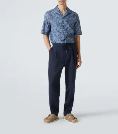 Brunello Cucinelli Printed cotton shirt | Thumbnail 4 Brunello Cucinelli Printed cotton shirt | Thumbnail 4