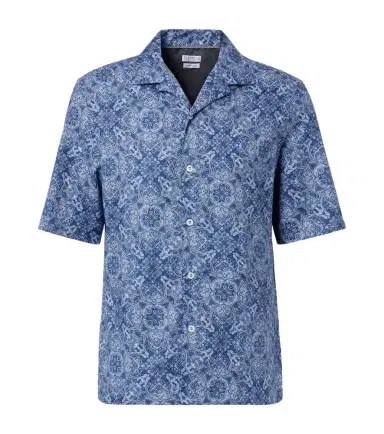Brunello Cucinelli Printed cotton shirt | Thumbnail 1 Brunello Cucinelli Printed cotton shirt | Thumbnail 1