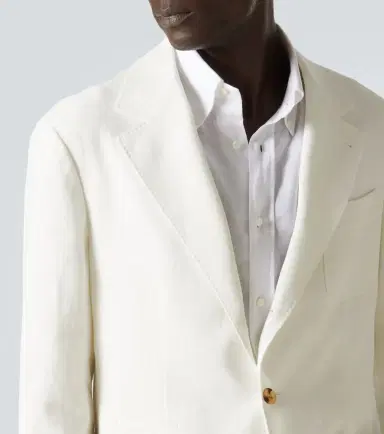 Brunello Cucinelli Single-breasted linen blazer | Thumbnail 5 Brunello Cucinelli Single-breasted linen blazer | Thumbnail 5