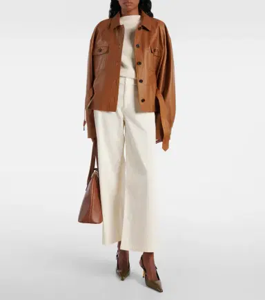 AG Jeans Caden cotton-blend twill wide-leg pants | Thumbnail 2 AG Jeans Caden cotton-blend twill wide-leg pants | Thumbnail 2