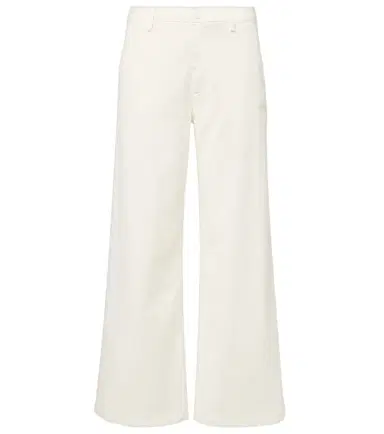 AG Jeans Caden cotton-blend twill wide-leg pants | Thumbnail 1 AG Jeans Caden cotton-blend twill wide-leg pants | Thumbnail 1
