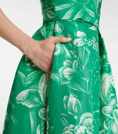 Monique Lhuillier Strapless silk gown | Thumbnail 3 Monique Lhuillier Strapless silk gown | Thumbnail 3