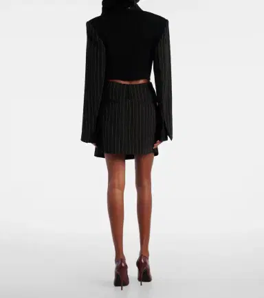 Sportmax Ragno pinstripe miniskirt | Thumbnail 4 Sportmax Ragno pinstripe miniskirt | Thumbnail 4