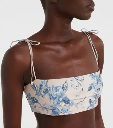 Agua by Agua Bendita Primavera floral bikini top | Thumbnail 2 Agua by Agua Bendita Primavera floral bikini top | Thumbnail 2