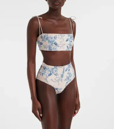 Agua by Agua Bendita Primavera floral bikini top | Thumbnail 3 Agua by Agua Bendita Primavera floral bikini top | Thumbnail 3