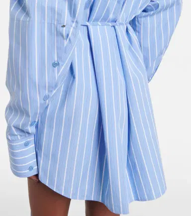 Sportmax Firma striped cotton shirt dress | Thumbnail 3 Sportmax Firma striped cotton shirt dress | Thumbnail 3