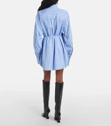 Sportmax Firma striped cotton shirt dress | Thumbnail 5 Sportmax Firma striped cotton shirt dress | Thumbnail 5