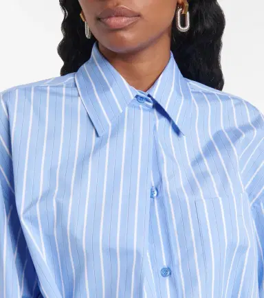 Sportmax Firma striped cotton shirt dress | Thumbnail 6 Sportmax Firma striped cotton shirt dress | Thumbnail 6