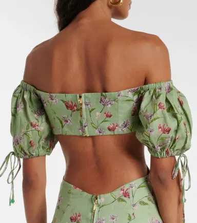 Agua by Agua Bendita Cielo Honeysuckle floral linen maxi dress | Thumbnail 3 Agua by Agua Bendita Cielo Honeysuckle floral linen maxi dress | Thumbnail 3