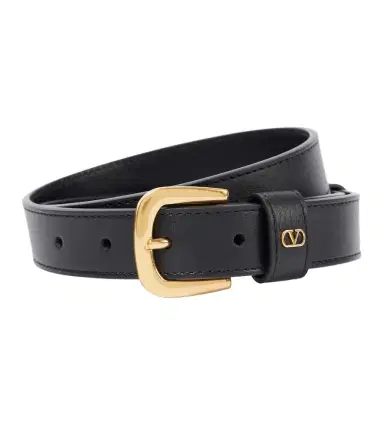 Valentino Garavani VLogo leather belt | Thumbnail 1 Valentino Garavani VLogo leather belt | Thumbnail 1