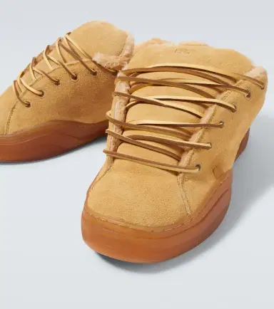 ERL Sand Vamp shearling-lined suede sneakers | Thumbnail 2 ERL Sand Vamp shearling-lined suede sneakers | Thumbnail 2