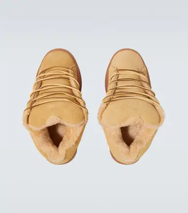 ERL Sand Vamp shearling-lined suede sneakers | Thumbnail 3 ERL Sand Vamp shearling-lined suede sneakers | Thumbnail 3