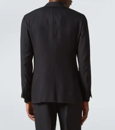 Saman Amel Double-breasted silk blazer | Thumbnail 6 Saman Amel Double-breasted silk blazer | Thumbnail 6