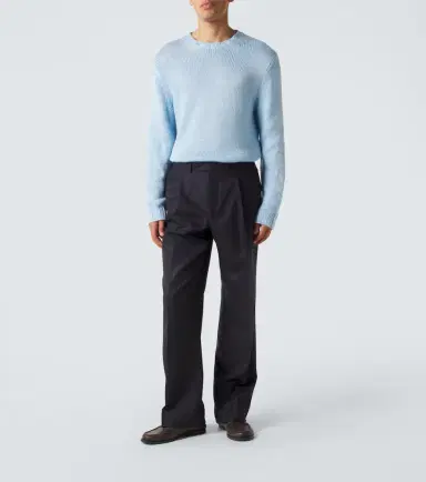 Saman Amel Amo wool twill straight-leg pants | Thumbnail 2 Saman Amel Amo wool twill straight-leg pants | Thumbnail 2