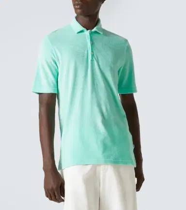 FEDELI Cotton terry polo shirt | Thumbnail 2 FEDELI Cotton terry polo shirt | Thumbnail 2