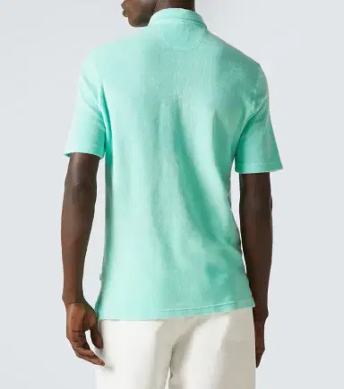 FEDELI Cotton terry polo shirt | Thumbnail 4 FEDELI Cotton terry polo shirt | Thumbnail 4