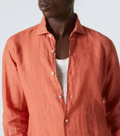 FEDELI Linen Oxford shirt | Thumbnail 4 FEDELI Linen Oxford shirt | Thumbnail 4