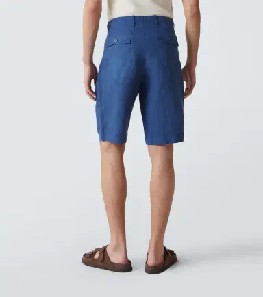 Fedeli Ajaccio linen Bermuda shorts | Thumbnail 2 Fedeli Ajaccio linen Bermuda shorts | Thumbnail 2
