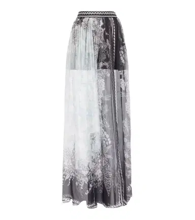 Elie Saab Printed silk chiffon maxi skirt | Thumbnail 1 Elie Saab Printed silk chiffon maxi skirt | Thumbnail 1