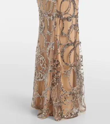 Elie Saab Sequined sheer tulle gown | Thumbnail 5 Elie Saab Sequined sheer tulle gown | Thumbnail 5