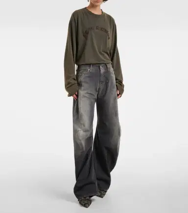 Acne Studios 2006F distressed low-rise wide-leg jeans | Thumbnail 7 Acne Studios 2006F distressed low-rise wide-leg jeans | Thumbnail 7
