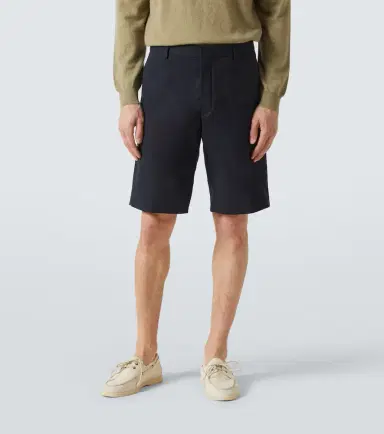 Loro Piana Jarno cotton-blend Bermuda shorts | Thumbnail 4 Loro Piana Jarno cotton-blend Bermuda shorts | Thumbnail 4