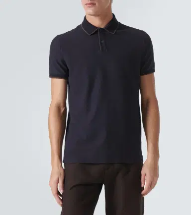 Loro Piana Brentwood cotton-blend piqué polo shirt | Thumbnail 2 Loro Piana Brentwood cotton-blend piqué polo shirt | Thumbnail 2