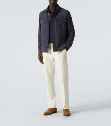 Loro Piana Lowe suede overshirt | Thumbnail 4 Loro Piana Lowe suede overshirt | Thumbnail 4