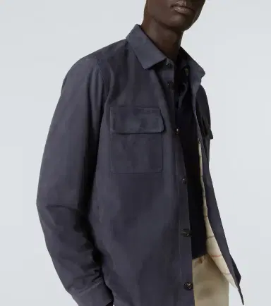 Loro Piana Lowe suede overshirt | Thumbnail 5 Loro Piana Lowe suede overshirt | Thumbnail 5