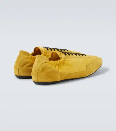 Prada Collapse Re-Nylon suede-trimmed sneakers | Thumbnail 2 Prada Collapse Re-Nylon suede-trimmed sneakers | Thumbnail 2