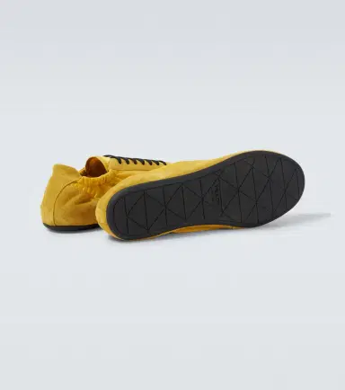 Prada Collapse Re-Nylon suede-trimmed sneakers | Thumbnail 3 Prada Collapse Re-Nylon suede-trimmed sneakers | Thumbnail 3