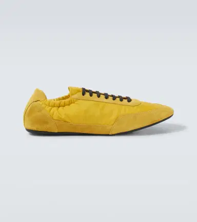 Prada Collapse Re-Nylon suede-trimmed sneakers | Thumbnail 4 Prada Collapse Re-Nylon suede-trimmed sneakers | Thumbnail 4