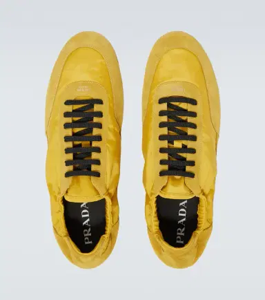 Prada Collapse Re-Nylon suede-trimmed sneakers | Thumbnail 5 Prada Collapse Re-Nylon suede-trimmed sneakers | Thumbnail 5