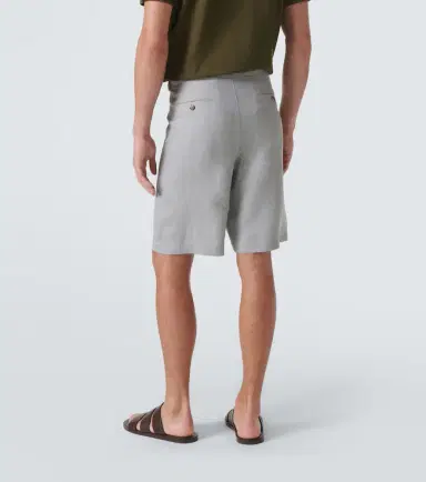 Loro Piana Nolan linen Bermuda shorts | Thumbnail 2 Loro Piana Nolan linen Bermuda shorts | Thumbnail 2