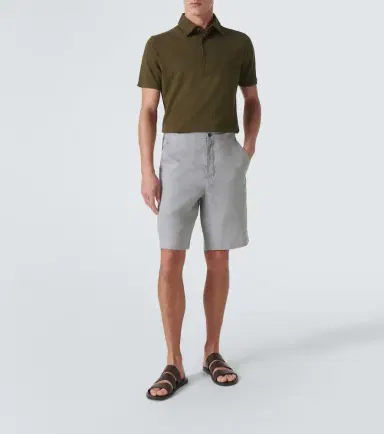 Loro Piana Nolan linen Bermuda shorts | Thumbnail 4 Loro Piana Nolan linen Bermuda shorts | Thumbnail 4
