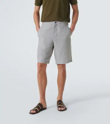 Loro Piana Nolan linen Bermuda shorts | Thumbnail 5 Loro Piana Nolan linen Bermuda shorts | Thumbnail 5