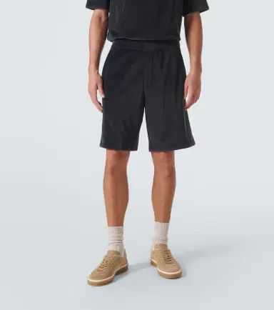 Loro Piana Murano cotton and silk velour Bermuda shorts | Thumbnail 4 Loro Piana Murano cotton and silk velour Bermuda shorts | Thumbnail 4