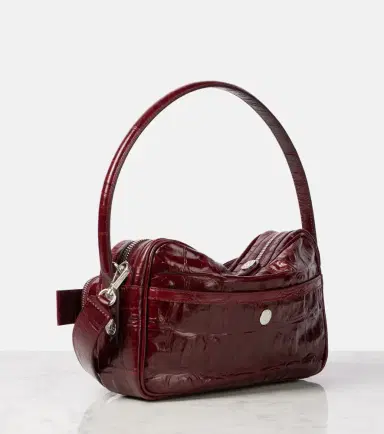 Acne Studios Camero croc-effect leather shoulder bag | Thumbnail 3 Acne Studios Camero croc-effect leather shoulder bag | Thumbnail 3