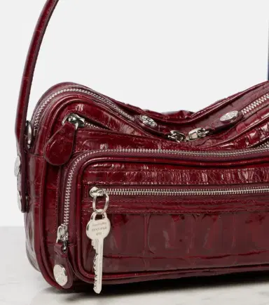 Acne Studios Camero croc-effect leather shoulder bag | Thumbnail 4 Acne Studios Camero croc-effect leather shoulder bag | Thumbnail 4