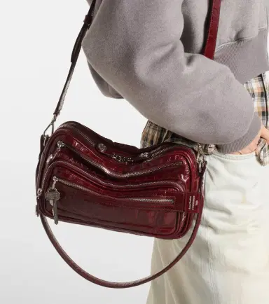 Acne Studios Camero croc-effect leather shoulder bag | Thumbnail 5 Acne Studios Camero croc-effect leather shoulder bag | Thumbnail 5