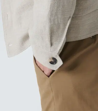 Loro Piana Clem linen and silk canvas blouson | Thumbnail 3 Loro Piana Clem linen and silk canvas blouson | Thumbnail 3