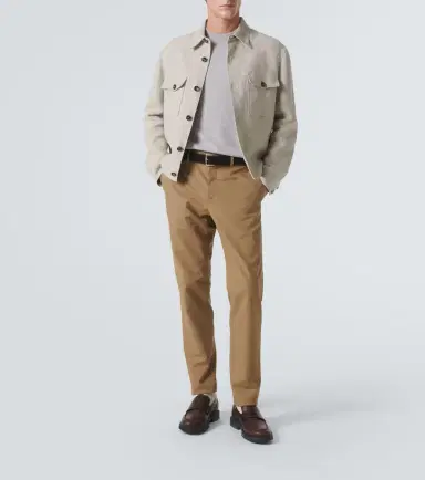 Loro Piana Clem linen and silk canvas blouson | Thumbnail 4 Loro Piana Clem linen and silk canvas blouson | Thumbnail 4