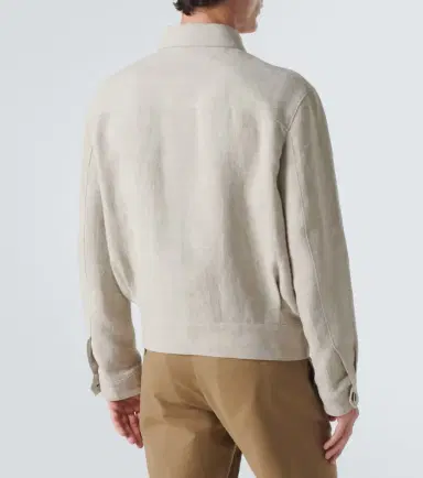 Loro Piana Clem linen and silk canvas blouson | Thumbnail 5 Loro Piana Clem linen and silk canvas blouson | Thumbnail 5