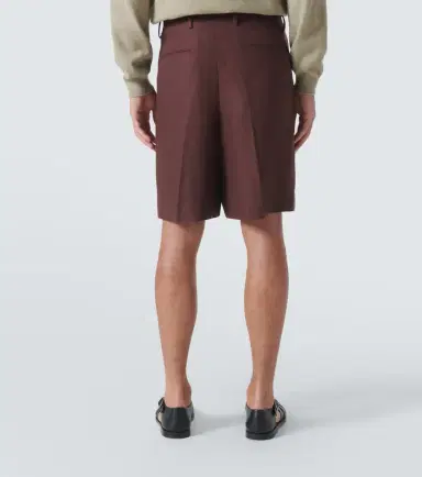 Loro Piana Joetsu linen Bermuda shorts | Thumbnail 3 Loro Piana Joetsu linen Bermuda shorts | Thumbnail 3