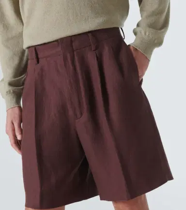 Loro Piana Joetsu linen Bermuda shorts | Thumbnail 5 Loro Piana Joetsu linen Bermuda shorts | Thumbnail 5